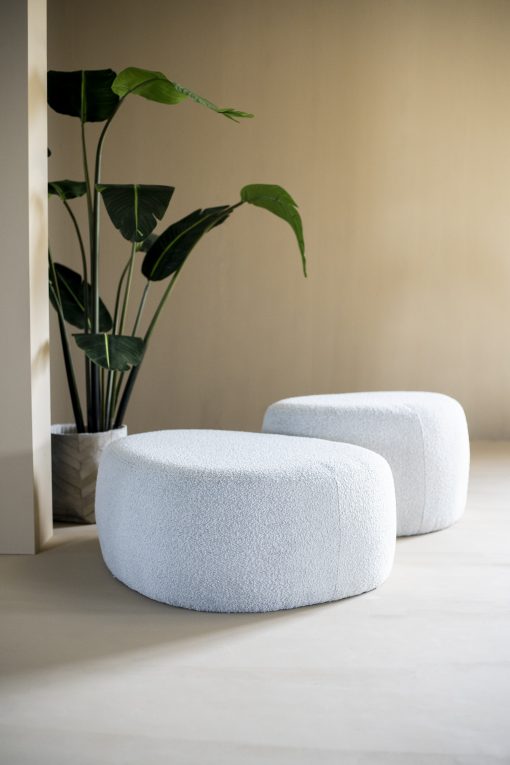 Poef Liby groot - beige copenhagen - Afbeelding 2