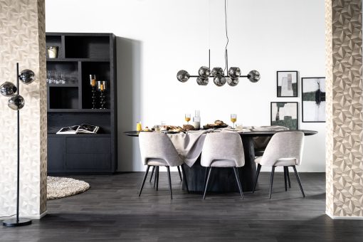Eettafel Aron ovaal-Zwart - Afbeelding 2