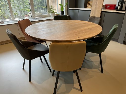 Ronde tafel Rita uitschuifbaar eiken - Afbeelding 3
