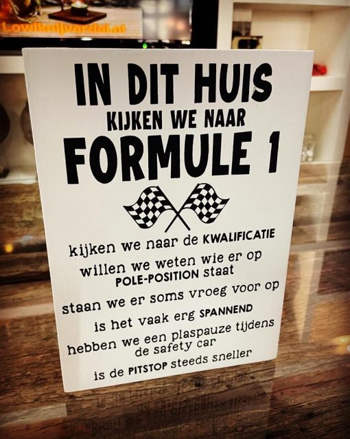 Tekstblok formule 1