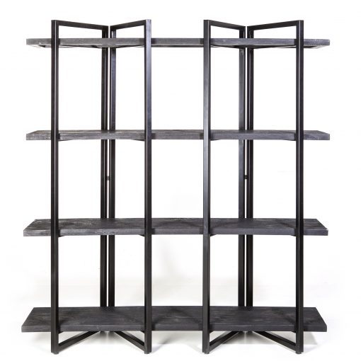 Wandkast Eddy hoog - zwart