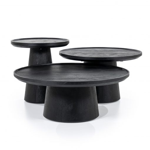 Salontafel Ron 80x32 - zwart - Afbeelding 2