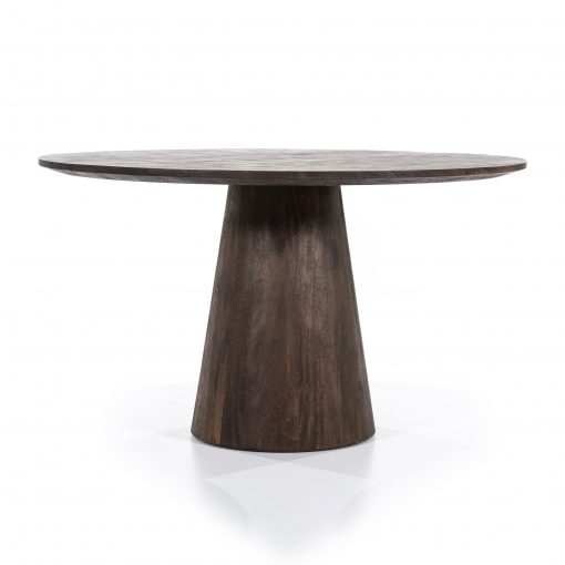 Eettafel Aron rond 130 - bruin - Afbeelding 2