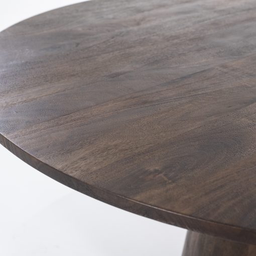 Eettafel Aron rond 130 - bruin - Afbeelding 5