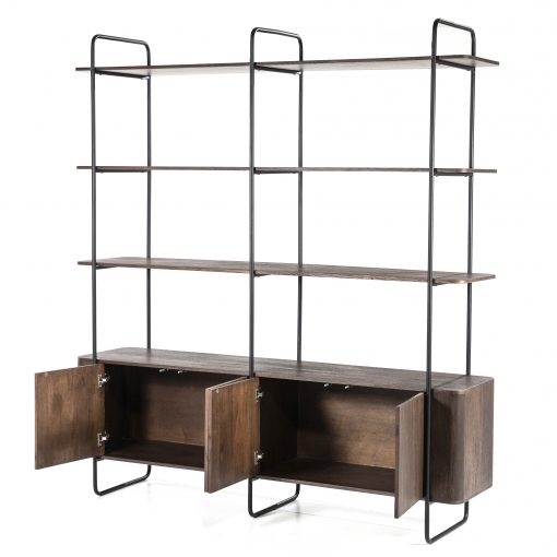 Wandkast James-Bruin - Afbeelding 8