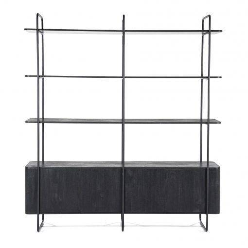 Wandkast James-Zwart - Afbeelding 8
