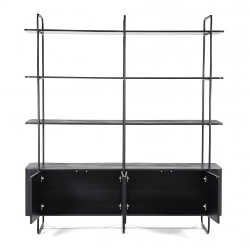 Wandkast James-Zwart - Afbeelding 7