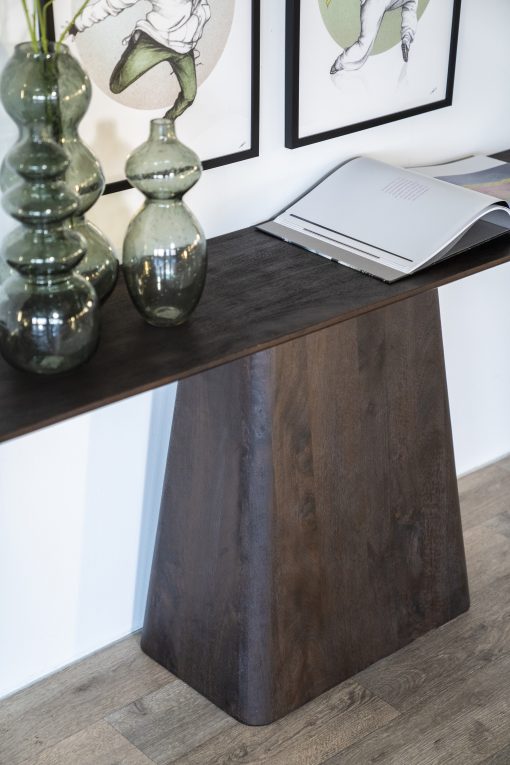 Sidetable Aron 180x40 – bruin - Afbeelding 5