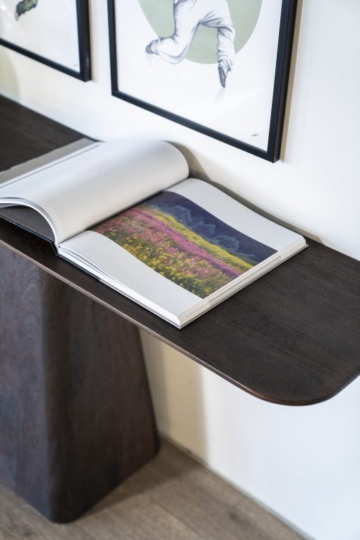 Sidetable Aron 180x40 – bruin - Afbeelding 4