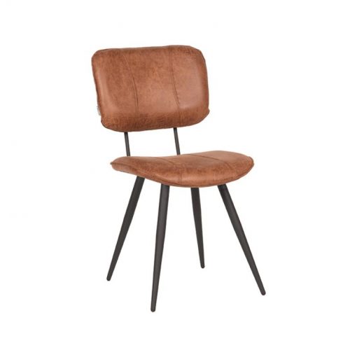 Stoel Cambridge Cognac leder