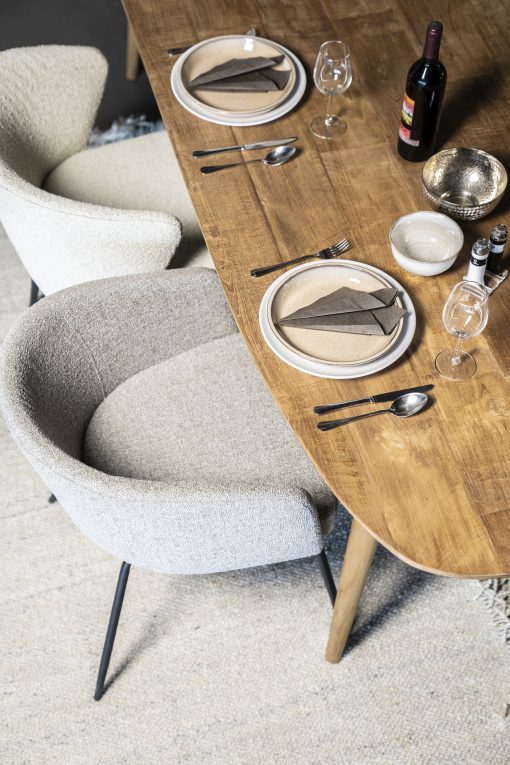 Stoel Astrid - beige Baquer - Afbeelding 5