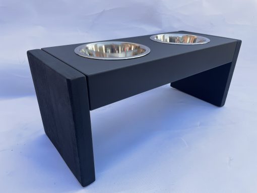 Hondenvoerbak zwart/zwart - Afbeelding 2