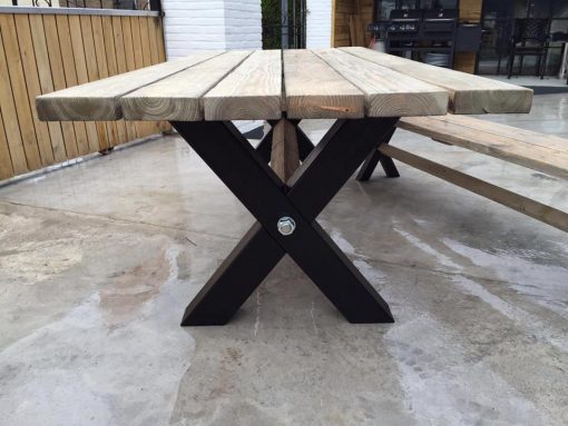 Buitentafel cross+balk - Afbeelding 2