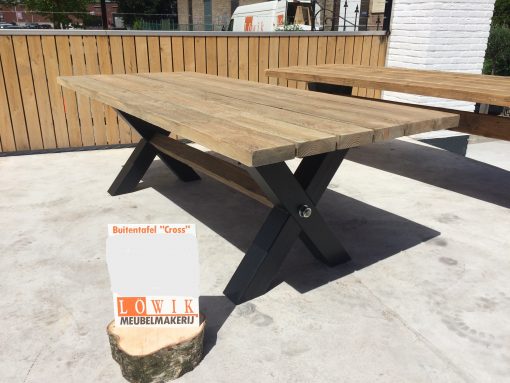 Buitentafel cross+balk
