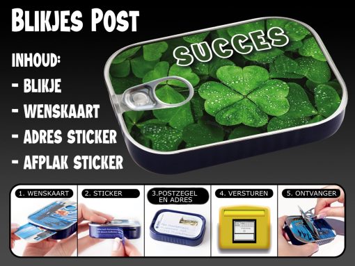 Blikjes post Succes - Afbeelding 2