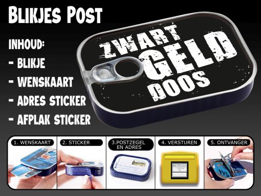 Blikjes post zwart geld - Afbeelding 2