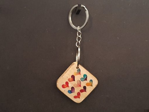 Sleutelhanger hartjes 2