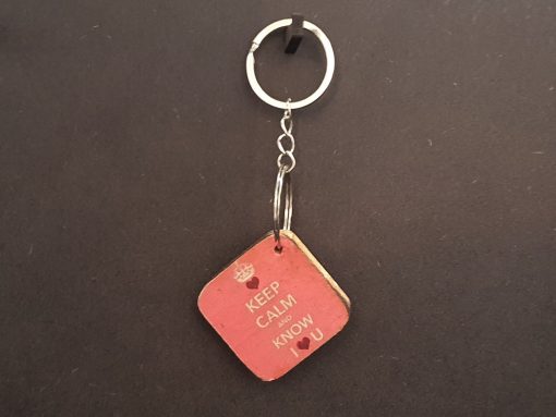 Sleutelhanger keep calm and know I love you