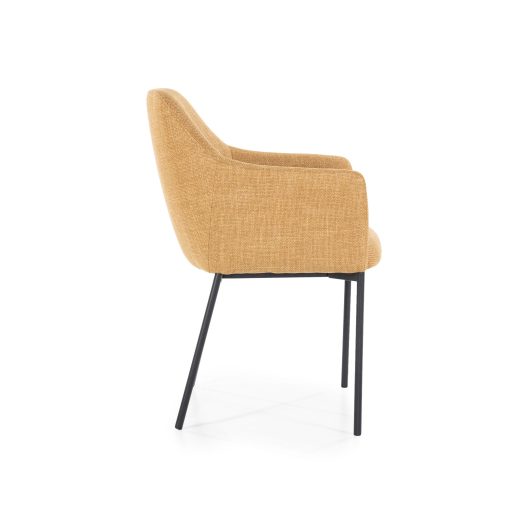 Stoel Paul - mosterd Linea - Afbeelding 4