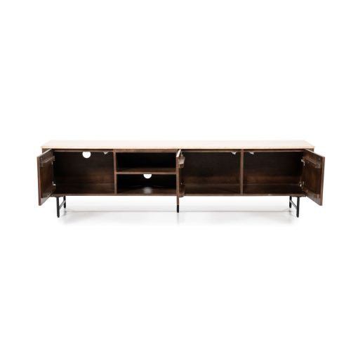 TV meubel Lio 200 cm - 3drs. - Afbeelding 9