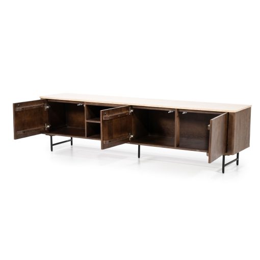 TV meubel Lio 200 cm - 3drs. - Afbeelding 2
