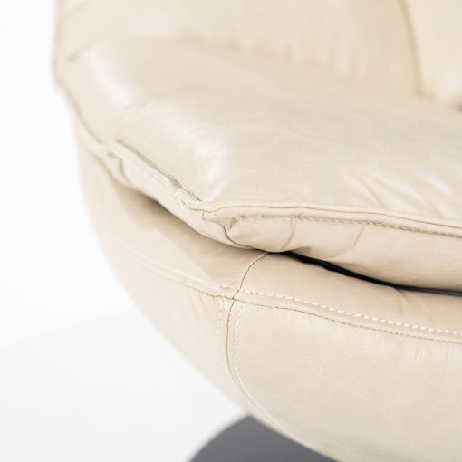 Fauteuil Sven - beige boho leder - Afbeelding 7