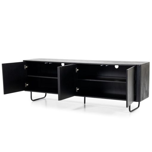 TV meubel James - zwart - Afbeelding 5