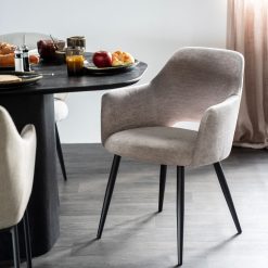 Stoel Esmee met arml. - beige Mellow