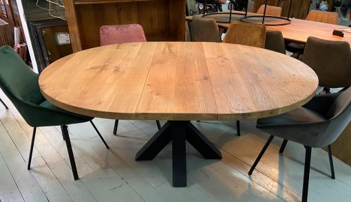 Ronde tafel Rita uitschuifbaar eiken - Afbeelding 7