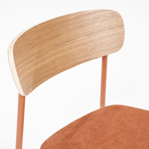 Stoel Skola - terracotta - Afbeelding 2