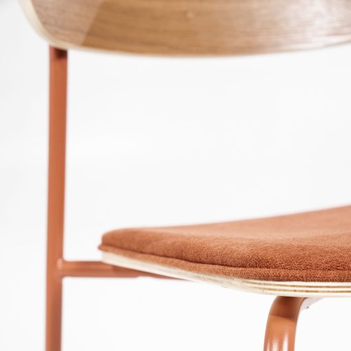 Stoel Skola - terracotta - Afbeelding 4
