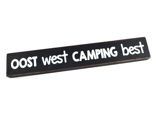 tekstblok oost west camping best