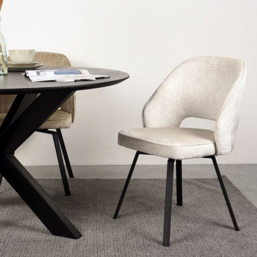 Stoel Lewis Creme elegance - Afbeelding 2