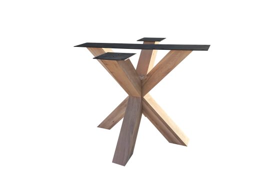 Matrix/3D/Spinpoot eikenhout 10x10cm tbv ronde tafel