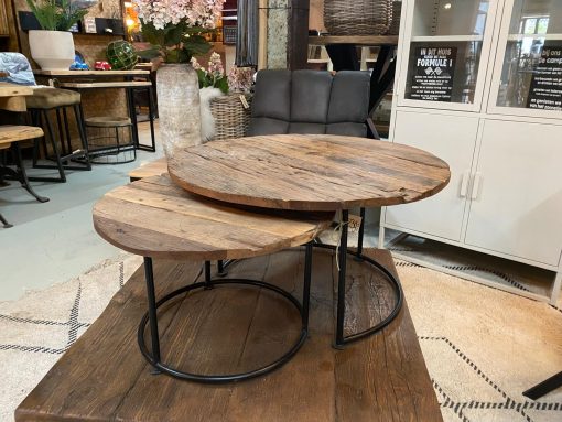 Salontafel set rond Henk