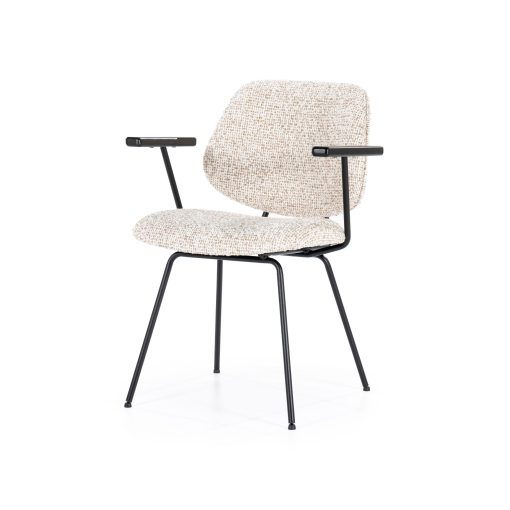 Stoel Jon met armleuning - Beige