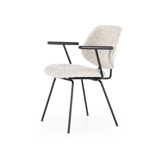 Stoel Jon met armleuning - Beige - Afbeelding 9