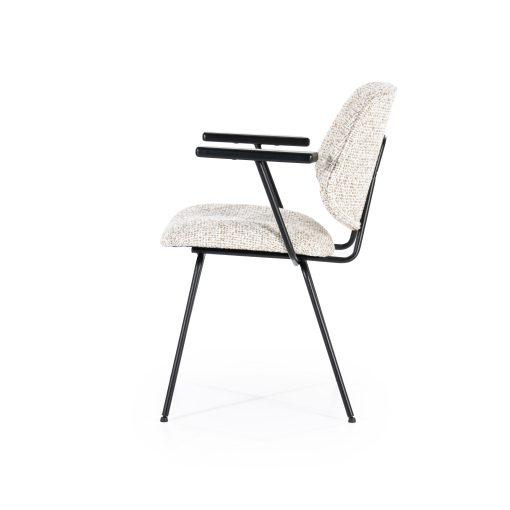Stoel Jon met armleuning - Beige - Afbeelding 8