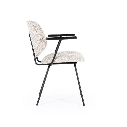 Stoel Jon met armleuning - Beige - Afbeelding 5