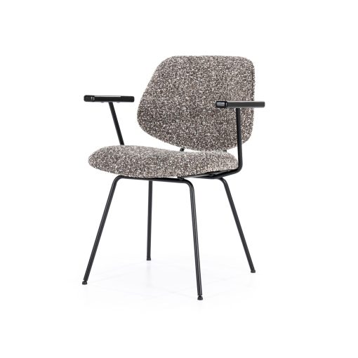 Stoel Jon met armleuning - Taupe - Afbeelding 2