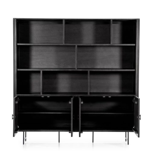 Wandkast Remi - zwart - Afbeelding 4