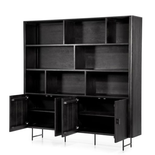 Wandkast Remi - zwart - Afbeelding 5