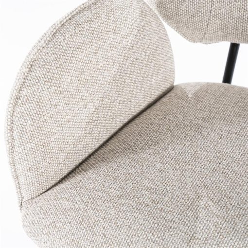 Stoel Rosalin - taupe Moon - Afbeelding 3