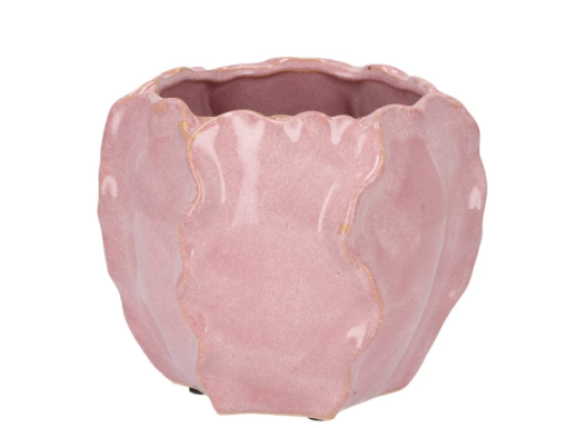 Vaas licht roze 18x15cm