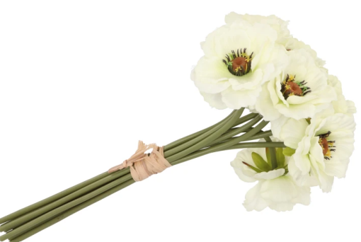 Zijde poppy 33cm