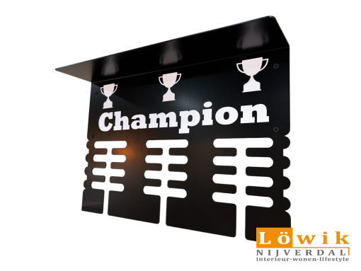 Stalen medaille en beker rek `The Champ` - Afbeelding 3