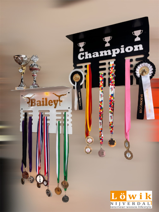 Stalen medaille en beker rek `The Champ` - Afbeelding 2