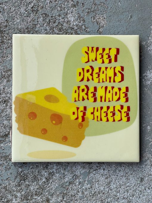 Tegeltje spreuktegel Cheese
