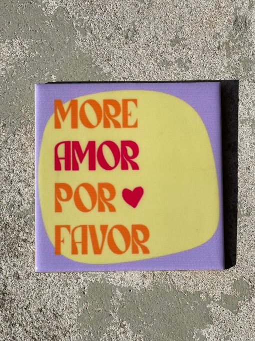 Tegeltje spreuktegel more amor por favor