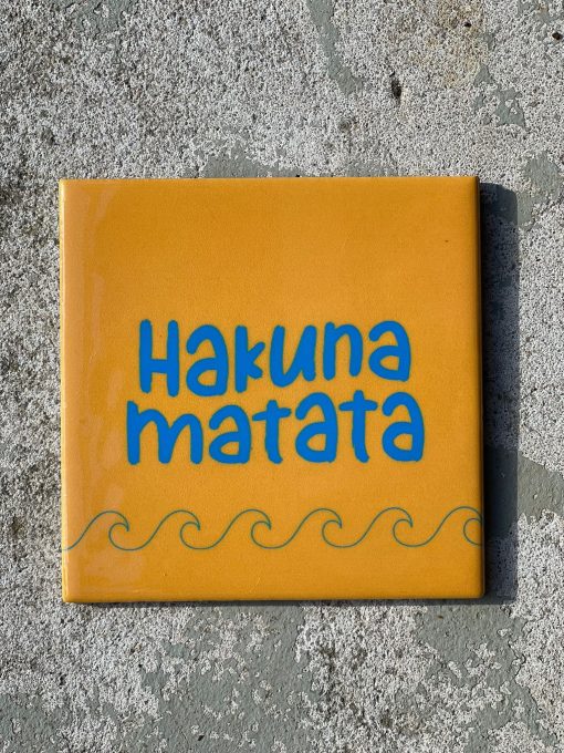 Tegeltje spreuktegel Hakuna Matata